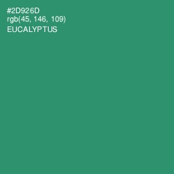 #2D926D - Eucalyptus Color Image