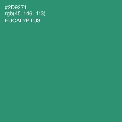 #2D9271 - Eucalyptus Color Image