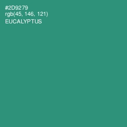 #2D9279 - Eucalyptus Color Image