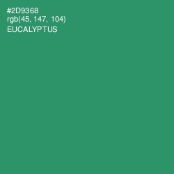 #2D9368 - Eucalyptus Color Image