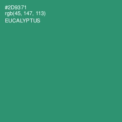#2D9371 - Eucalyptus Color Image