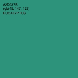 #2D937B - Eucalyptus Color Image