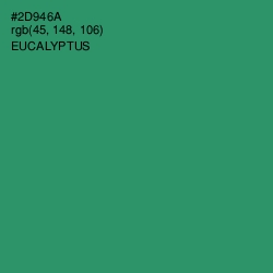 #2D946A - Eucalyptus Color Image