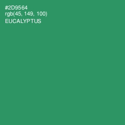 #2D9564 - Eucalyptus Color Image