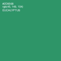 #2D9568 - Eucalyptus Color Image