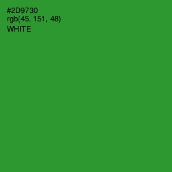 #2D9730 - Forest Green Color Image