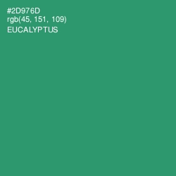 #2D976D - Eucalyptus Color Image