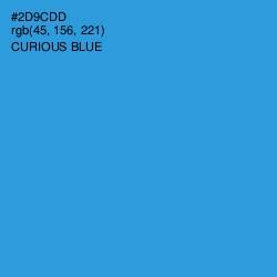 #2D9CDD - Curious Blue Color Image