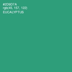 #2D9D7A - Eucalyptus Color Image