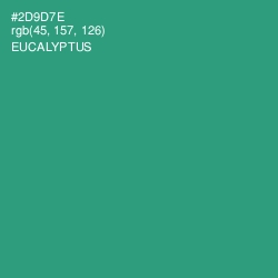 #2D9D7E - Eucalyptus Color Image