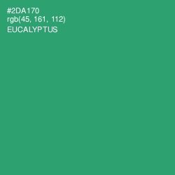 #2DA170 - Eucalyptus Color Image