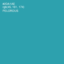 #2DA1AE - Pelorous Color Image