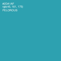 #2DA1AF - Pelorous Color Image