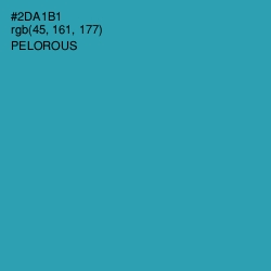 #2DA1B1 - Pelorous Color Image