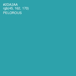 #2DA2AA - Pelorous Color Image