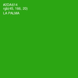 #2DA614 - La Palma Color Image