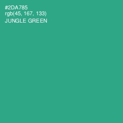 #2DA785 - Jungle Green Color Image