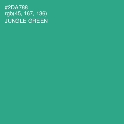 #2DA788 - Jungle Green Color Image