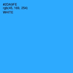 #2DA9FE - Dodger Blue Color Image