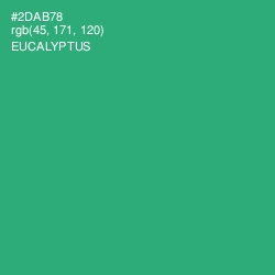 #2DAB78 - Eucalyptus Color Image