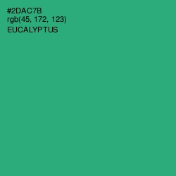 #2DAC7B - Eucalyptus Color Image