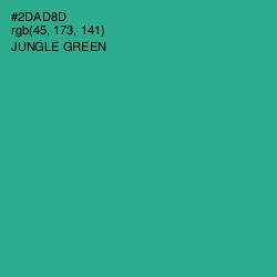 #2DAD8D - Jungle Green Color Image