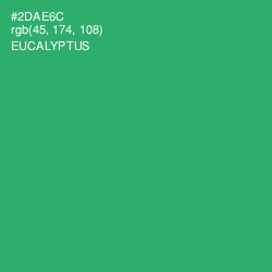 #2DAE6C - Eucalyptus Color Image