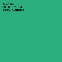 #2DAE80 - Jungle Green Color Image