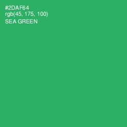 #2DAF64 - Sea Green Color Image