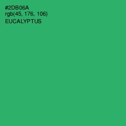 #2DB06A - Eucalyptus Color Image