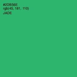 #2DB56E - Jade Color Image