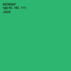 #2DB66F - Jade Color Image