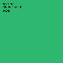 #2DB76F - Jade Color Image