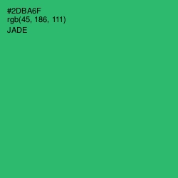 #2DBA6F - Jade Color Image