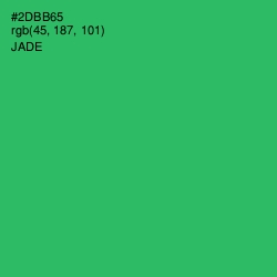 #2DBB65 - Jade Color Image