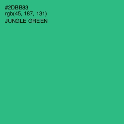#2DBB83 - Jungle Green Color Image
