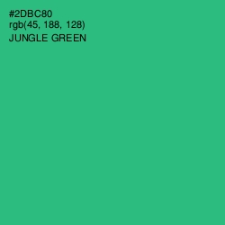 #2DBC80 - Jungle Green Color Image