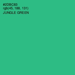 #2DBC83 - Jungle Green Color Image