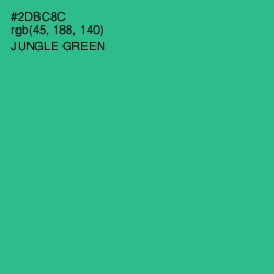 #2DBC8C - Jungle Green Color Image