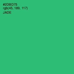 #2DBD75 - Jade Color Image