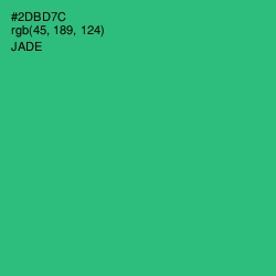 #2DBD7C - Jade Color Image