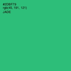 #2DBF79 - Jade Color Image