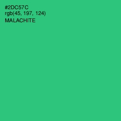 #2DC57C - Malachite Color Image