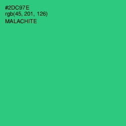 #2DC97E - Malachite Color Image