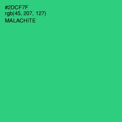 #2DCF7F - Malachite Color Image