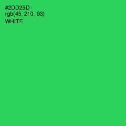 #2DD25D - Malachite Color Image