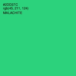 #2DD37C - Malachite Color Image