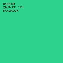 #2DD38D - Shamrock Color Image