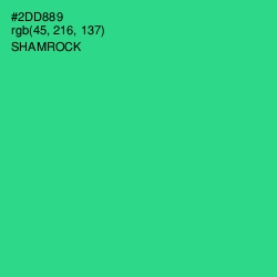 #2DD889 - Shamrock Color Image