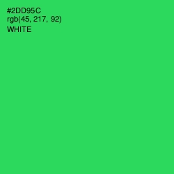 #2DD95C - Malachite Color Image